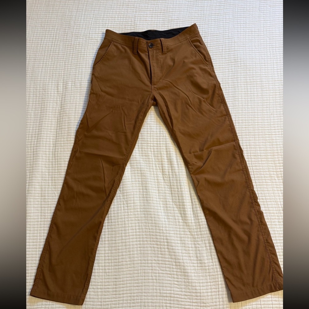 Prana Men's Brown Slim Fit 32x32 Pants